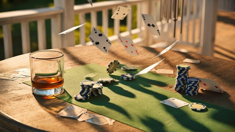 poker game with wind