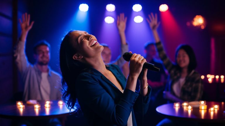 conquer fear while singing