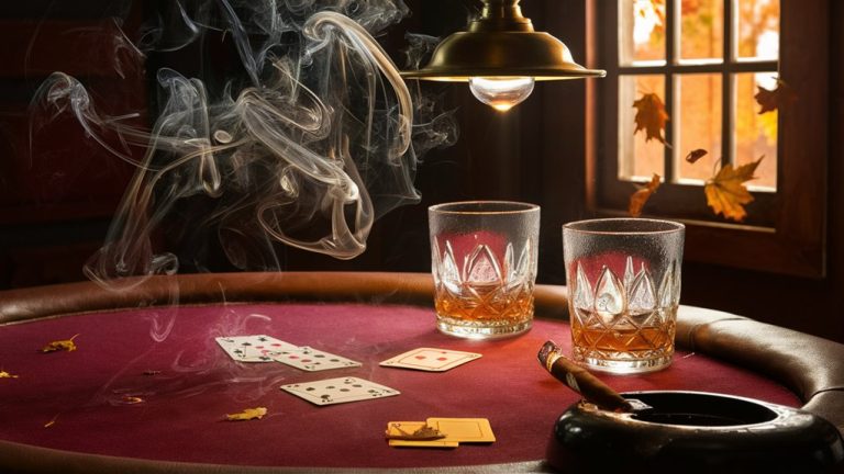 maple smoking card game