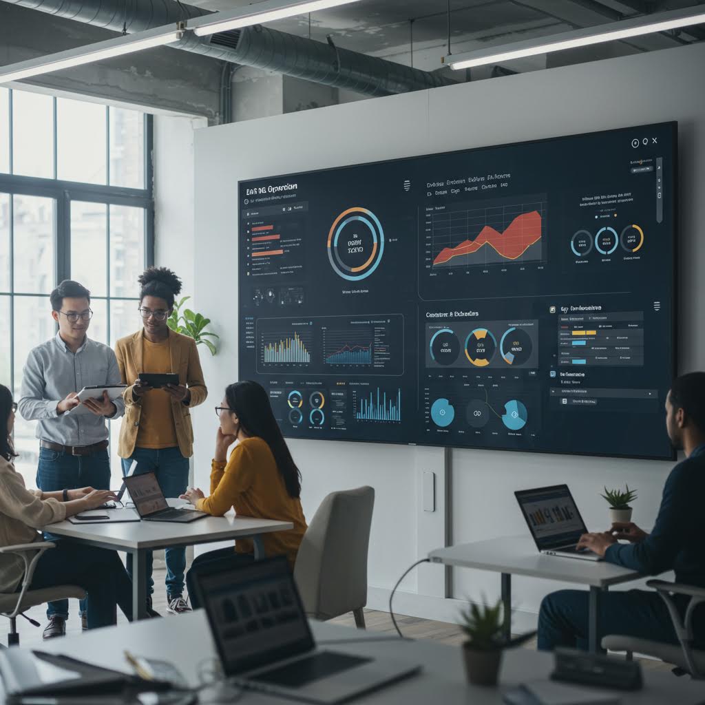 알파벳 솔루션 개발 사례를 바탕으로 중소기업 디지털 스크린 운영 플랫폼을 설계한 구성 자료